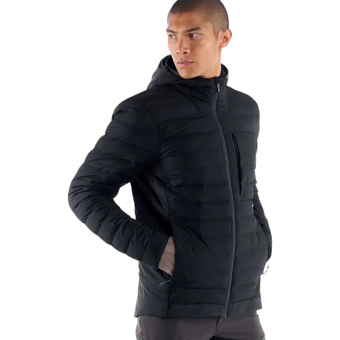 Divide Fusion Stretch Hoodie Men dunjakke