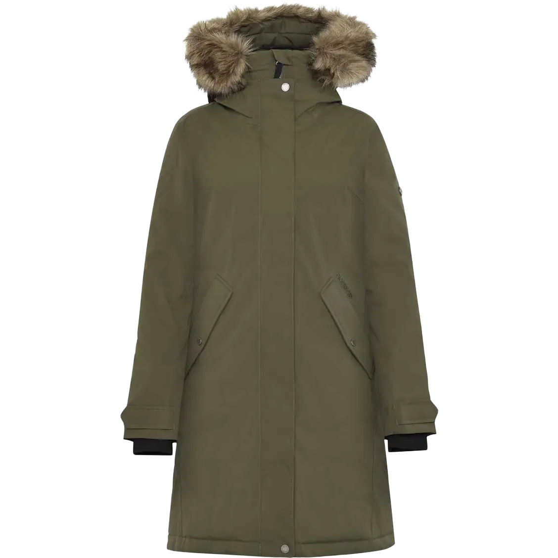 Didriksons Erna Parka Women vinterjakke - Deep Green - 44 - Vinterjakker