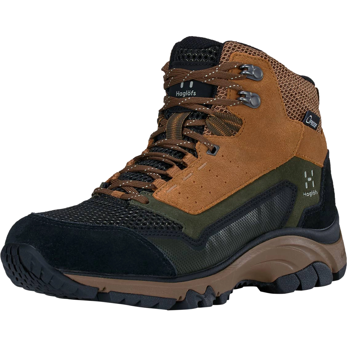 Haglöfs Skuta Mid Proof Eco Women damestøvler - Oak/Deep Woods - UK 8/EU 42 - Vandtætte støvler