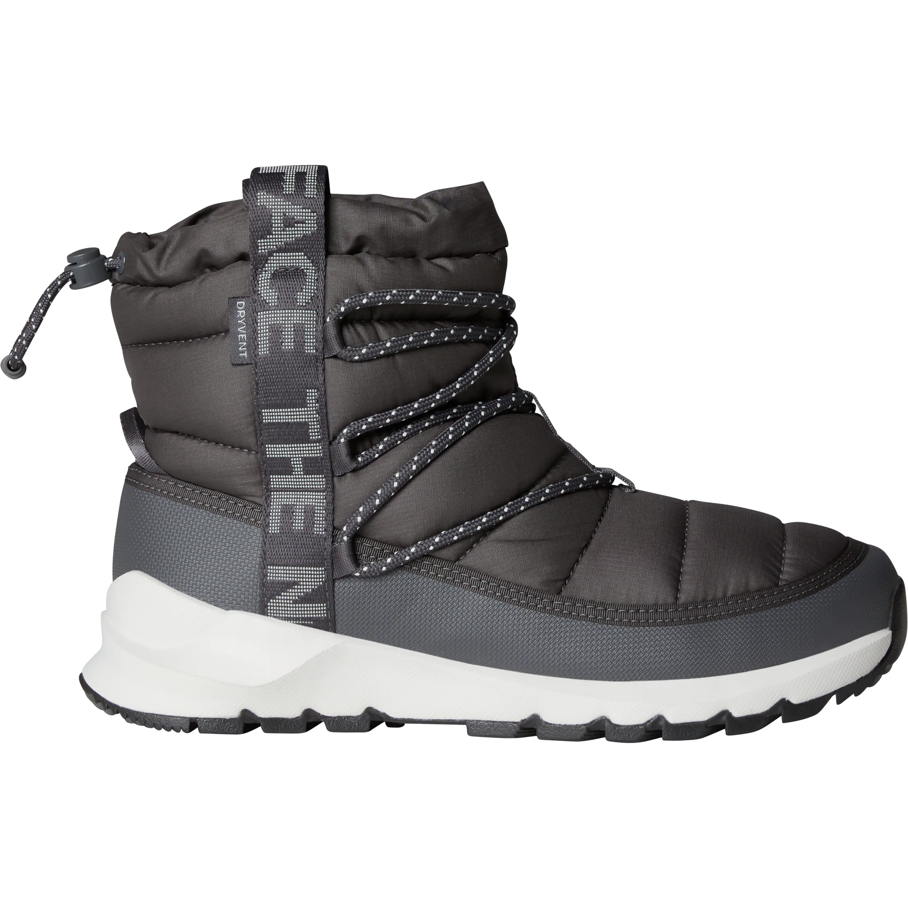 The North Face Thermoball Lace Up WP Women damestøvler - Anthracite Grey - US7/EU38 - Vinterstøvler