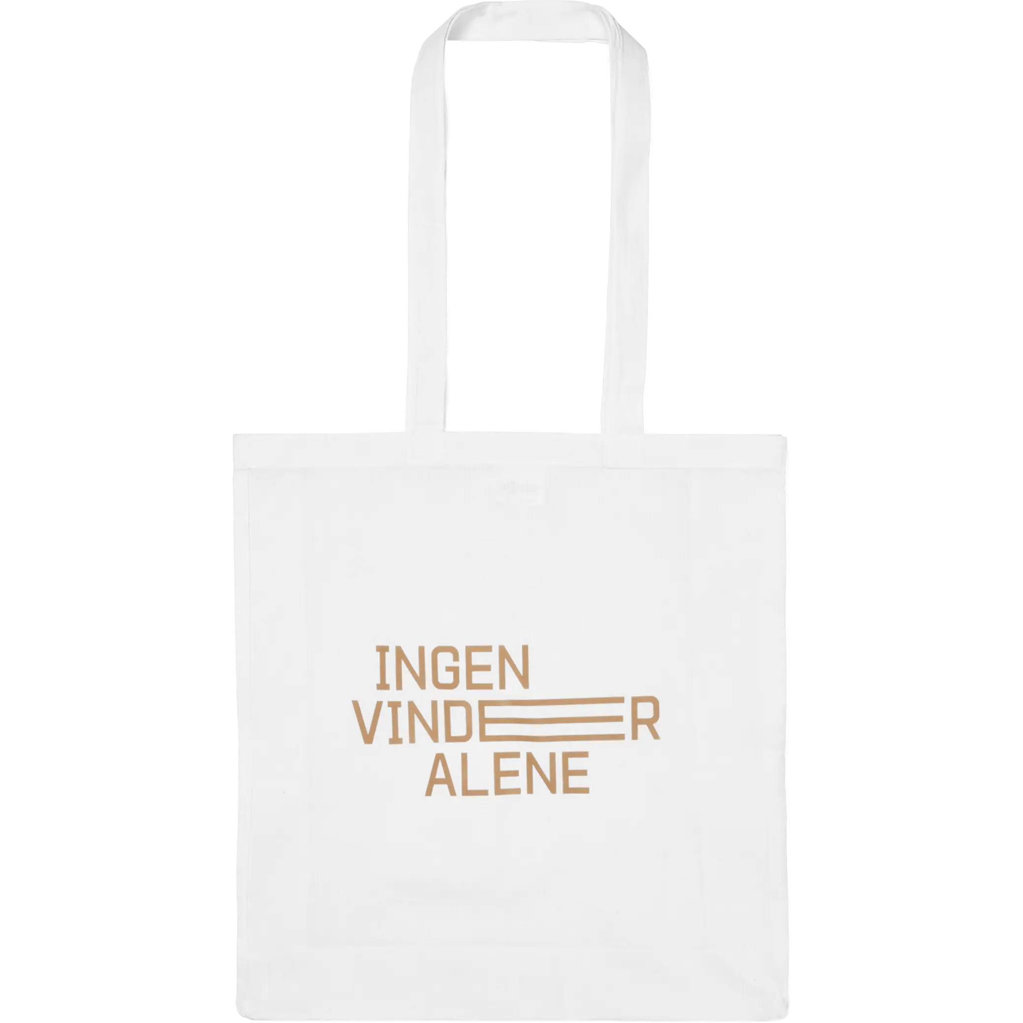 Craft Recycled Cotton Bag - Ingen Vinder Alene - Hvid - One size - Skuldertasker
