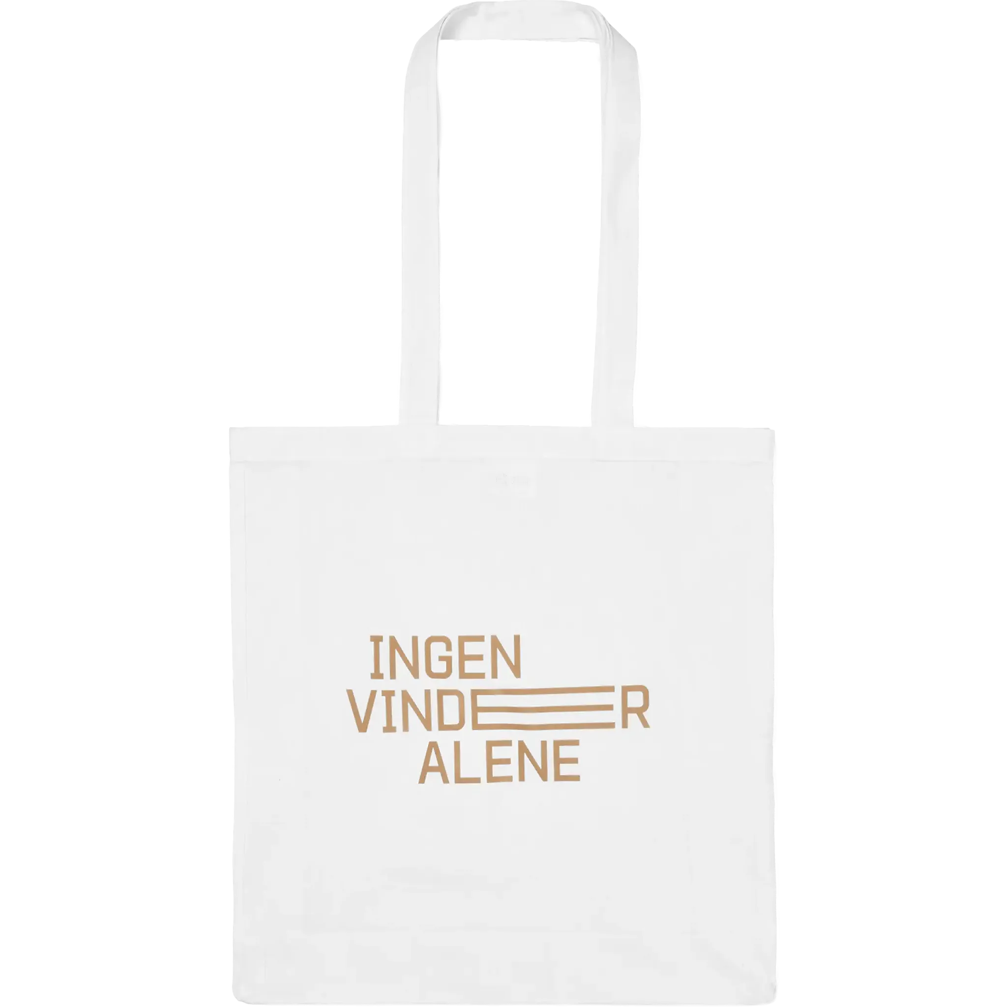 Recycled Cotton Bag - Ingen Vinder Alene