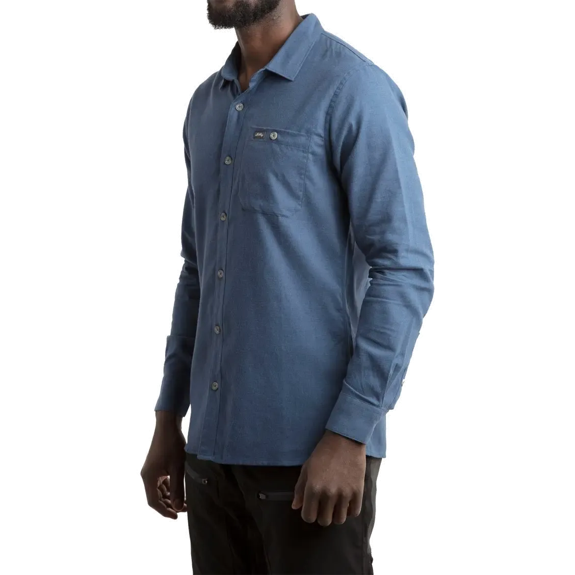 Ekren Solid LS Shirt Men herrskjorta