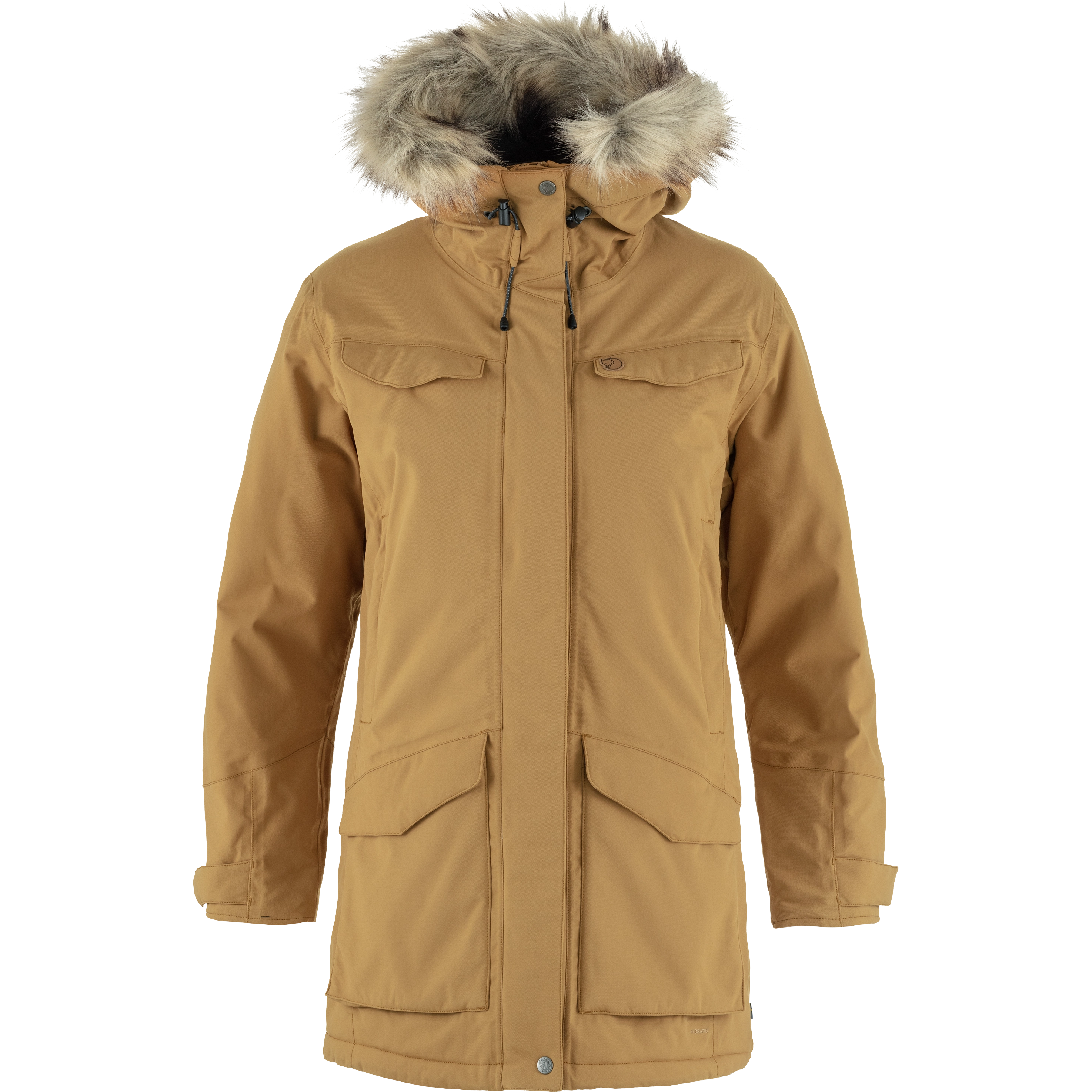 Fjällräven Nuuk Parka Women vinterjakke - Buckwheat Brown - XS - Vinterjakker