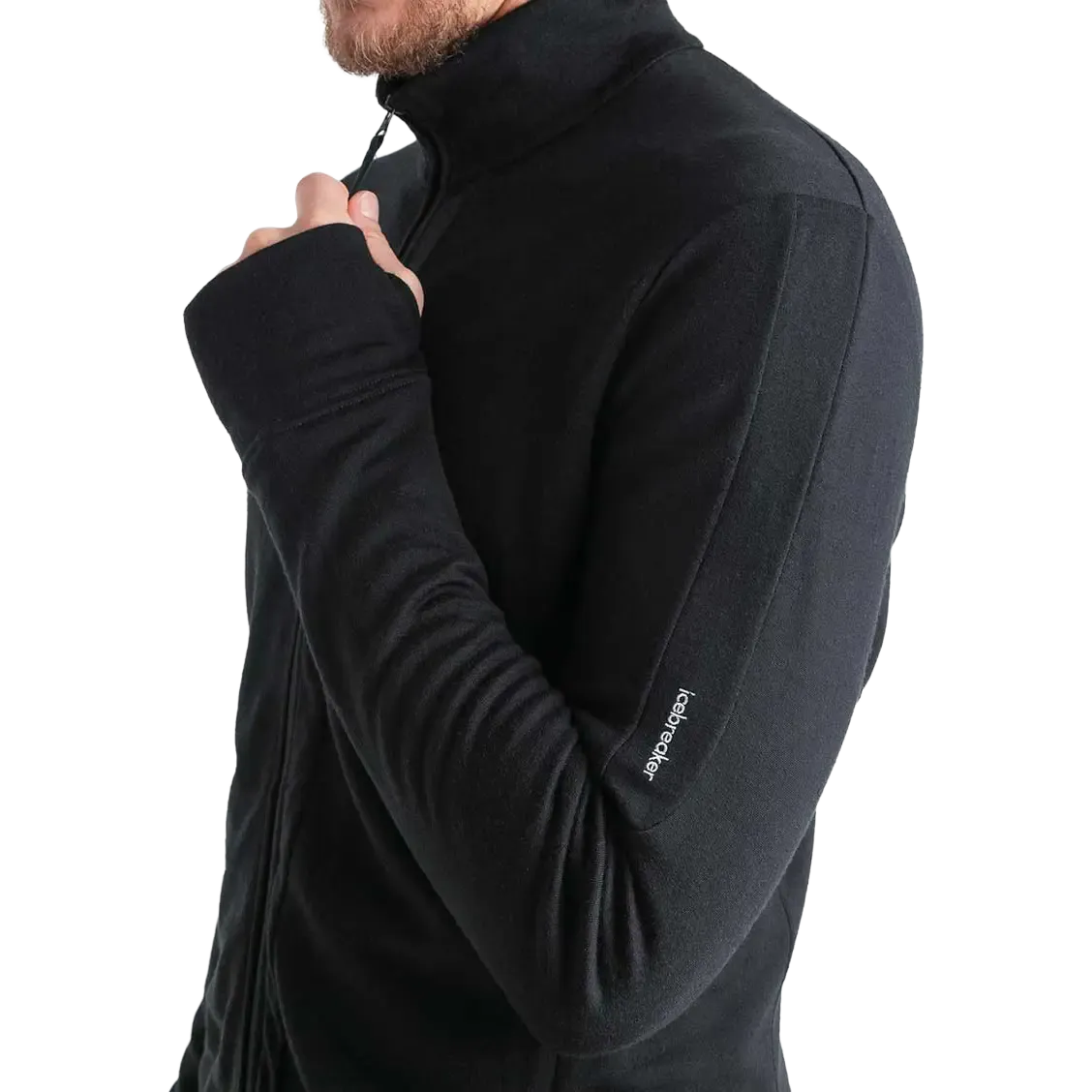 Quantum IV LS Zip Men uldtrøje