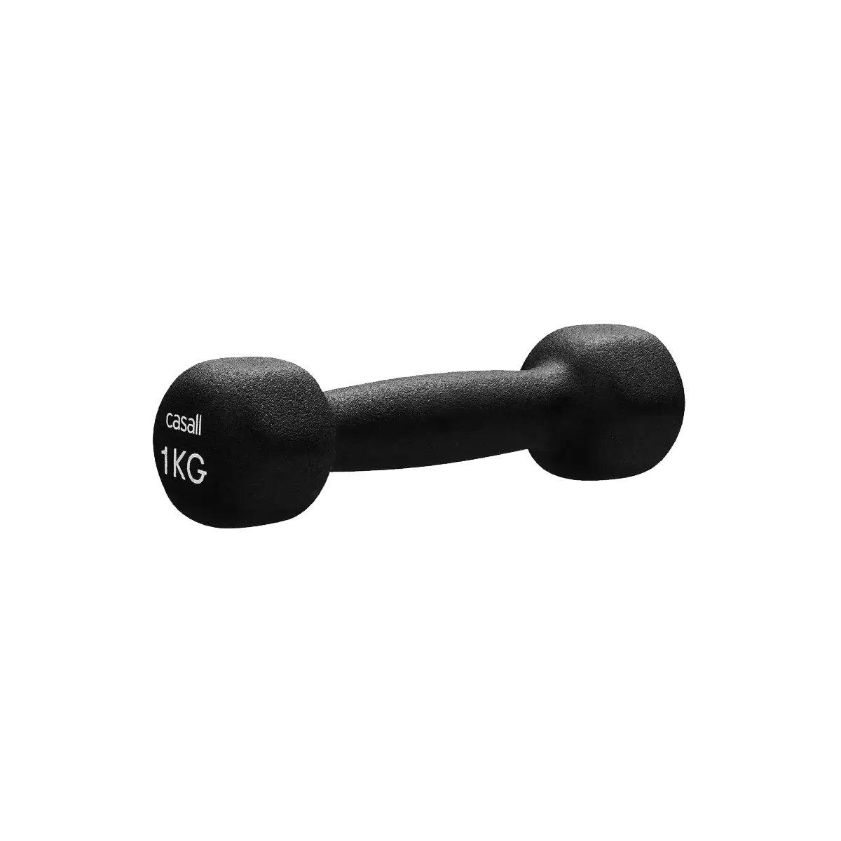 Casall Classic Dumbbell 1Kg håndvægt - Black/White - One size - Træningsudstyr