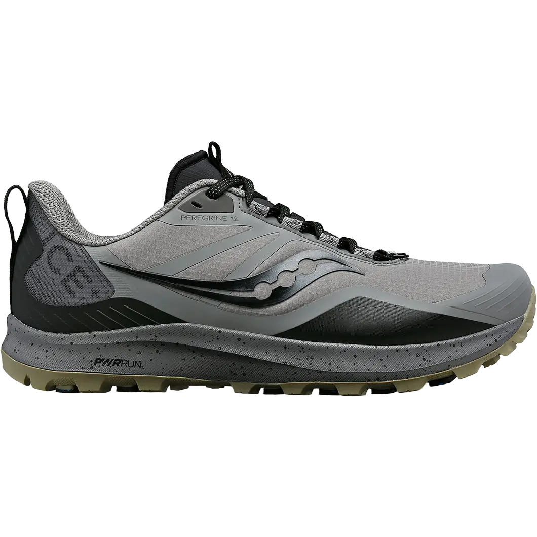 Saucony Peregrine Ice+ 3 Men - Gravel/Blk - US10/UK9/44 - Trailsko