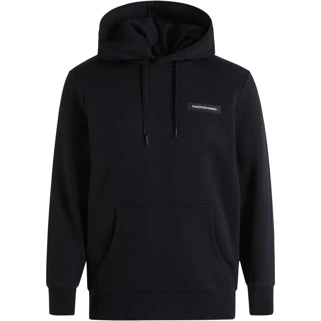 Peak Performance Logo Hood Sweatshirt Men hættetrøje - Black - S