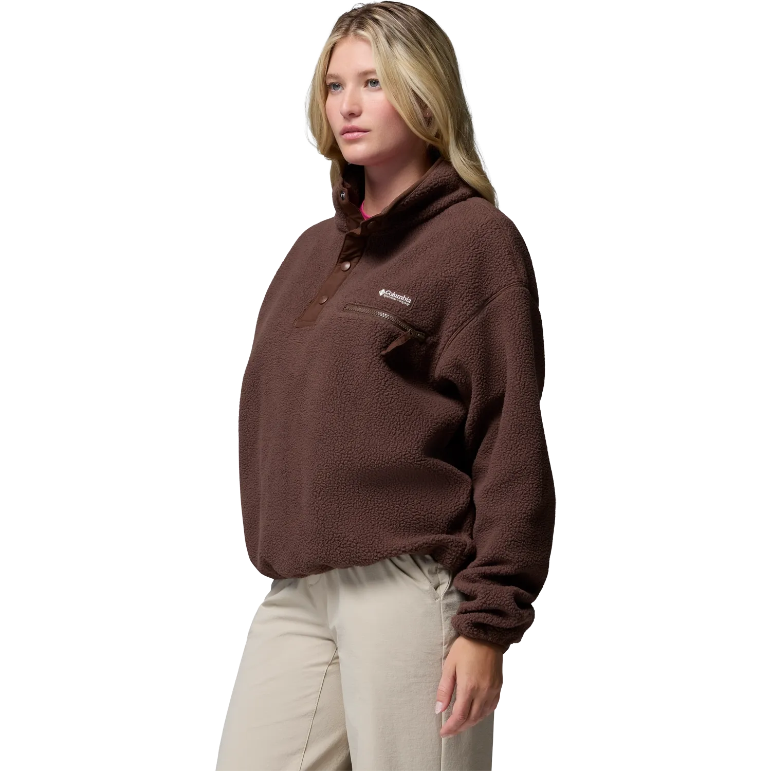 Helvetia II Cropped Half Snap Fleece Wom