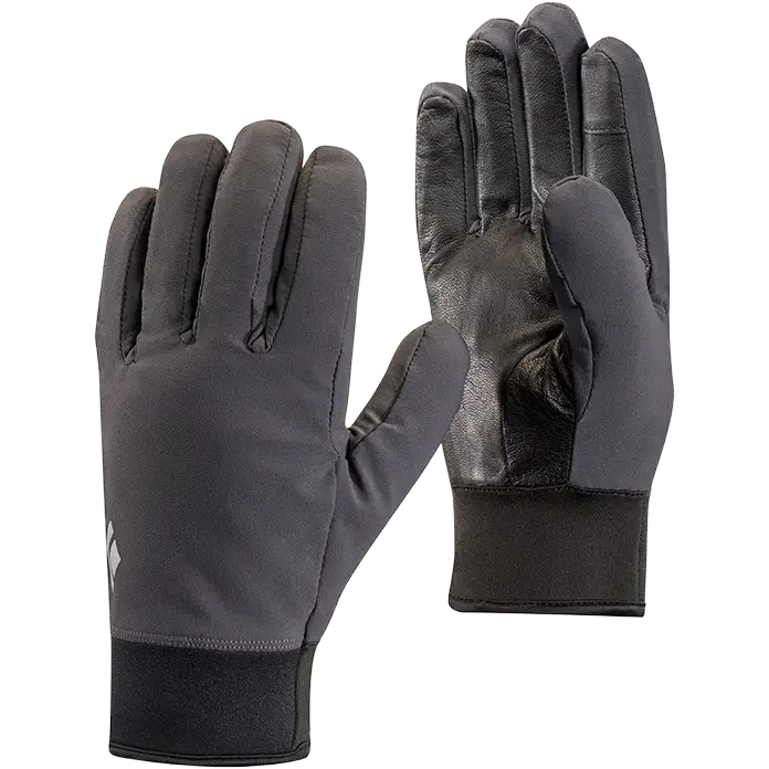 Black Diamond MIDWEIGHT SOFTSHELL handske - SMOKE - XS - Handsker