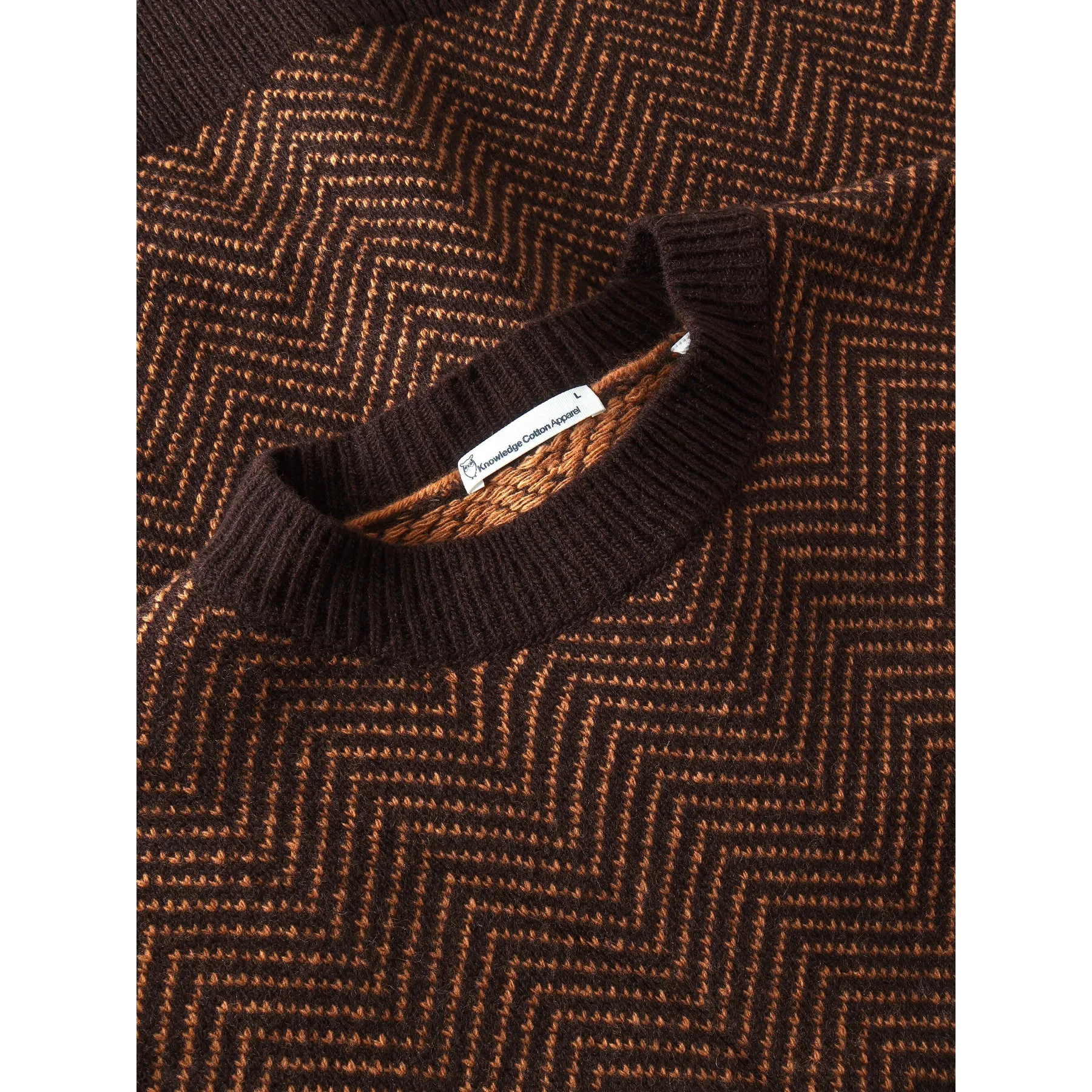 Lambswool Jacquard Sweater Men