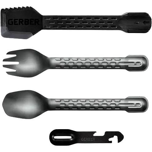 Gerber ComplEAT - Cook Eat Clean Tong, Onyx multitool - Grå;Sort - One size - Spisegrej