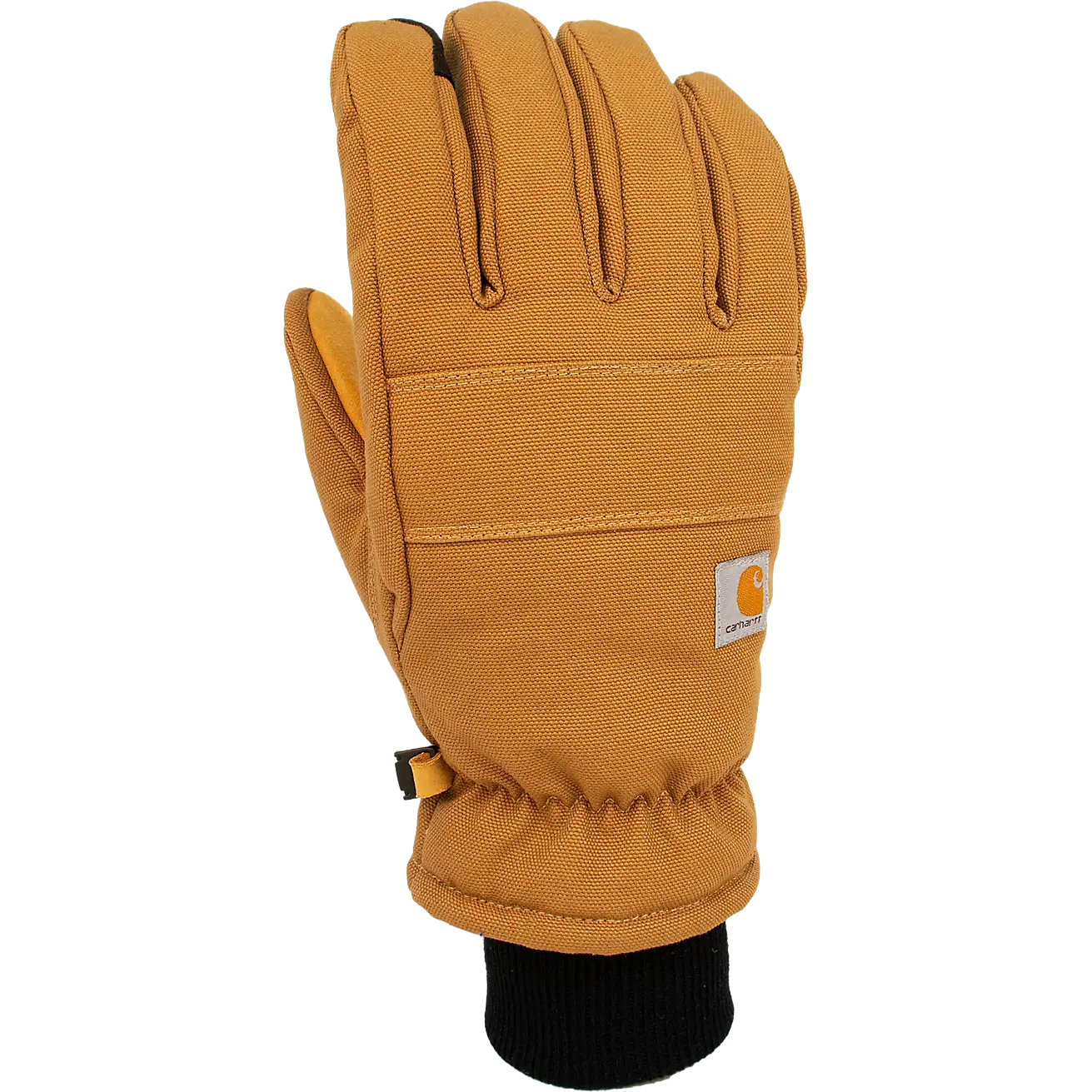 Carhartt Touch-Sensitive Knit Cuff Glove - Carhartt Brown - M - Handsker til Touch Screen