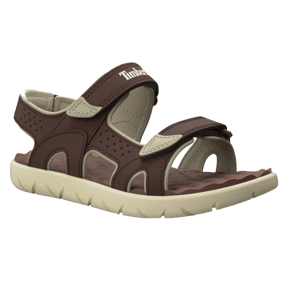 Timberland Perkins Row Backstrap Sandal Kids - Dark Brown - 24 - Hverdagssandaler til børn