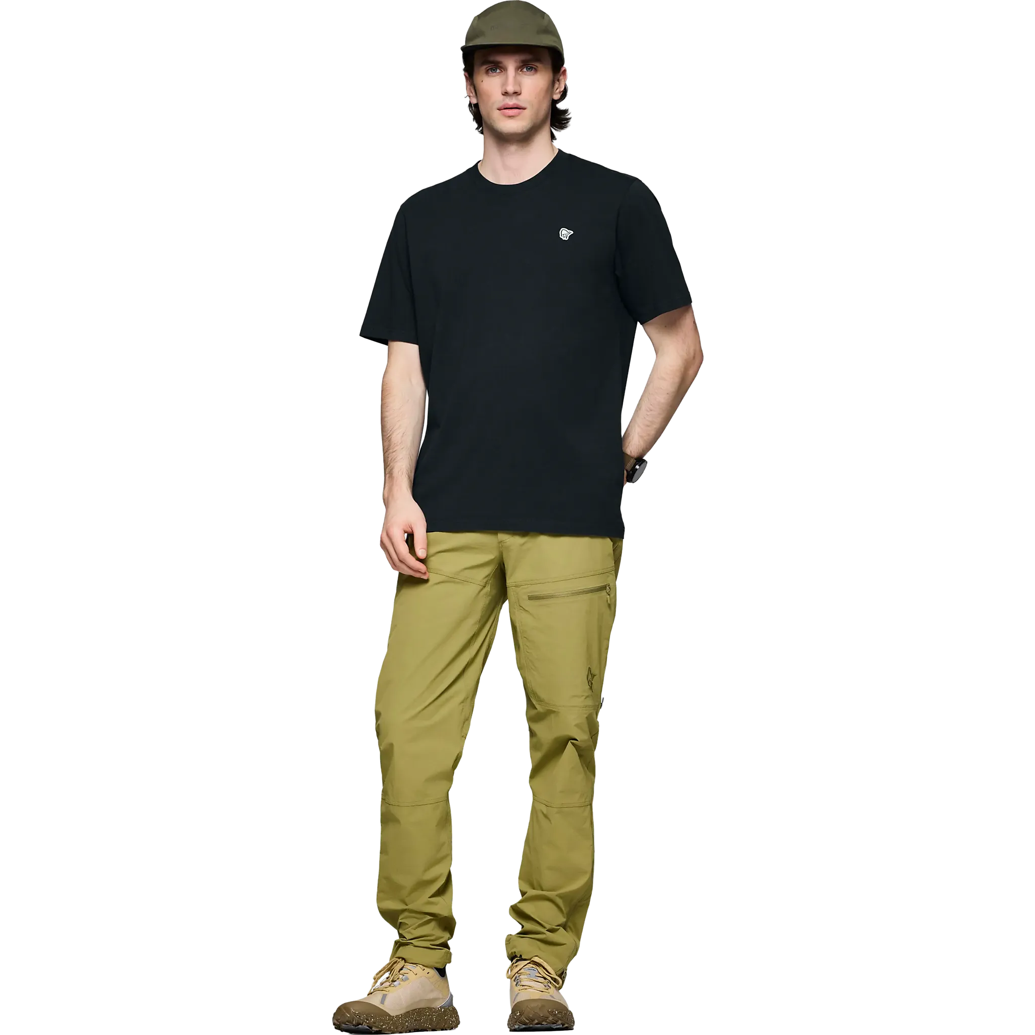 /29 Cotton Viking Patch T-shirt Men