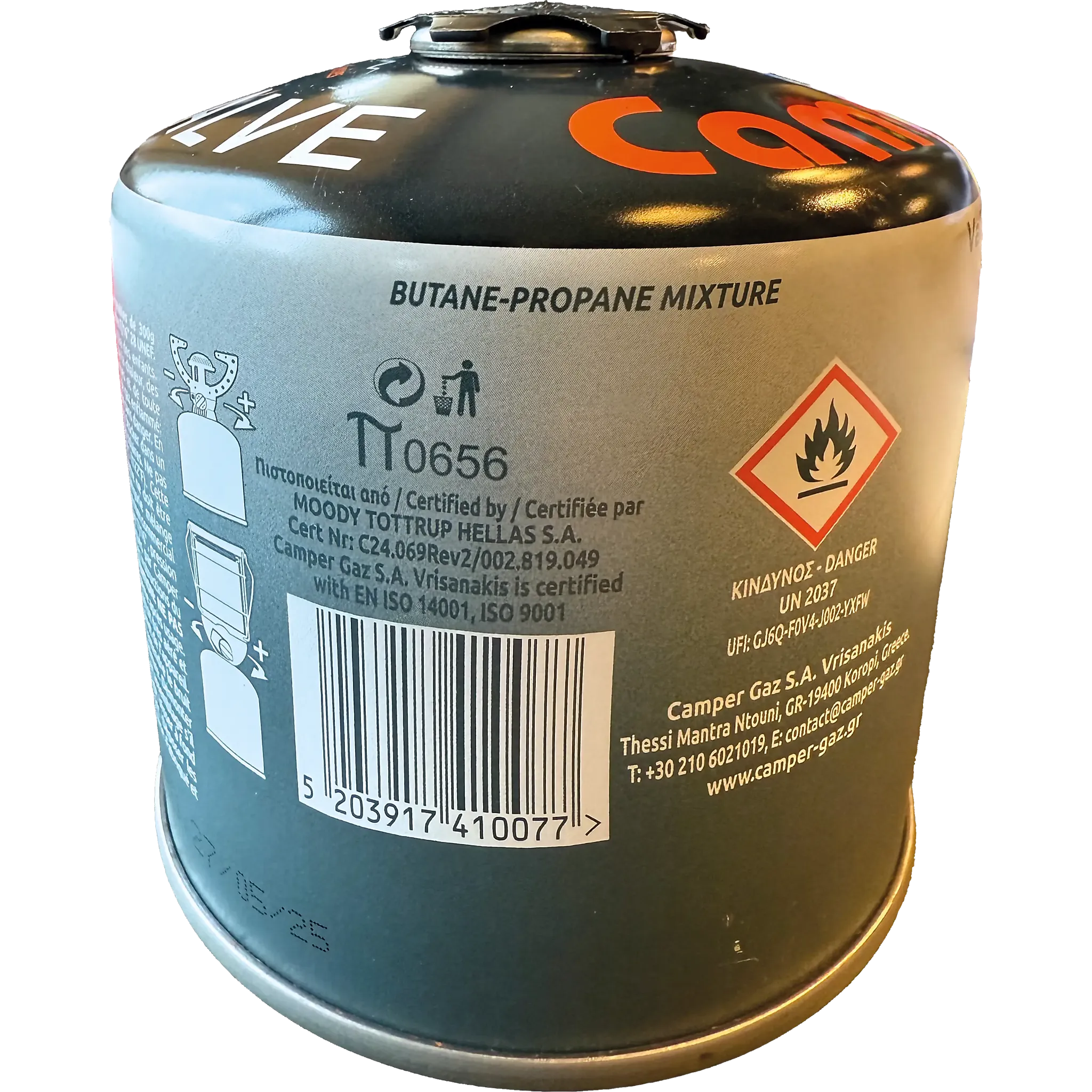 Camper Gasdåse 300 gr.