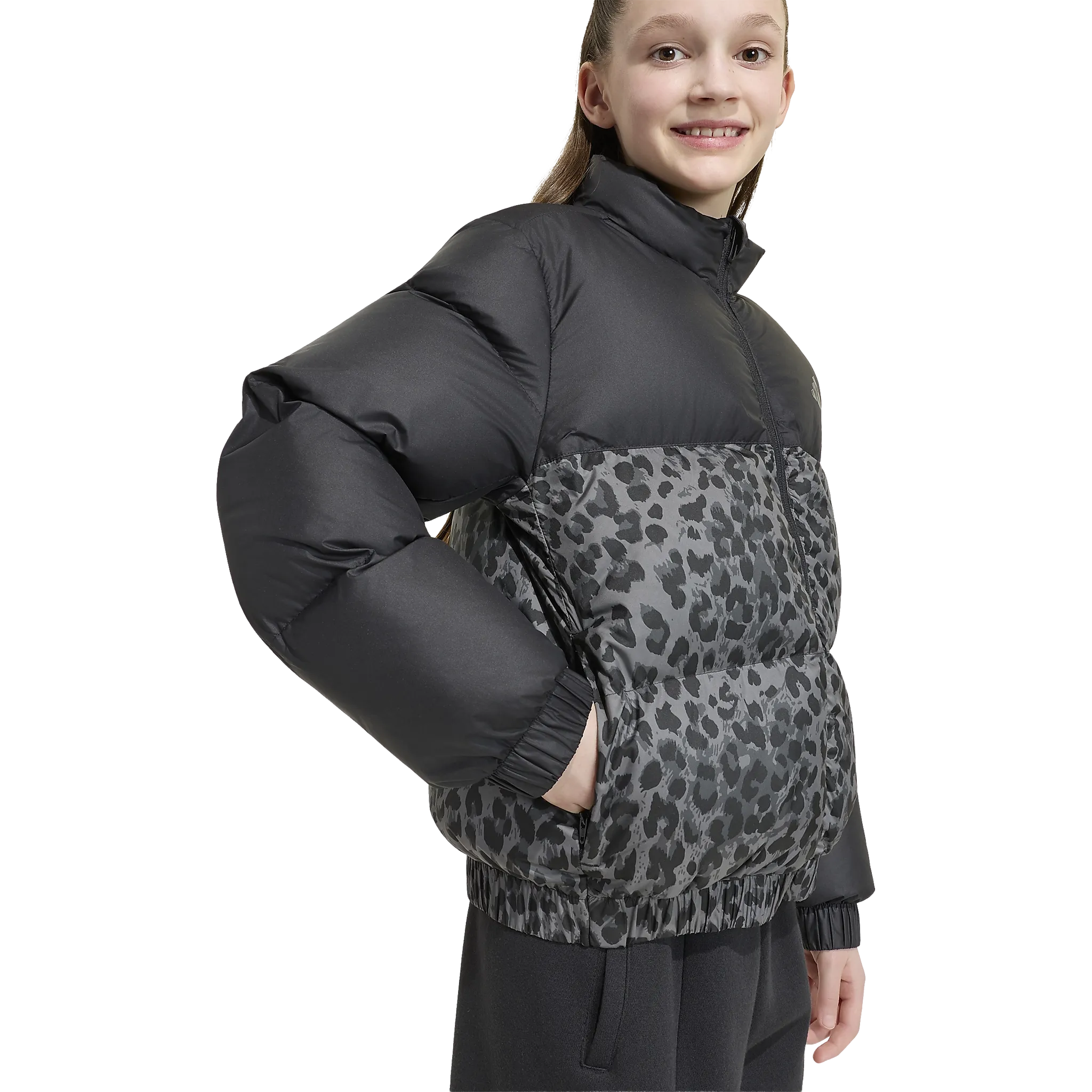 Synthetic Down Allover Print Jacket Juni
