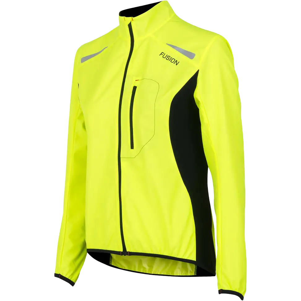 Fusion S1 Run Jacket Women Løbejakke - Gul - XS - Løbejakker