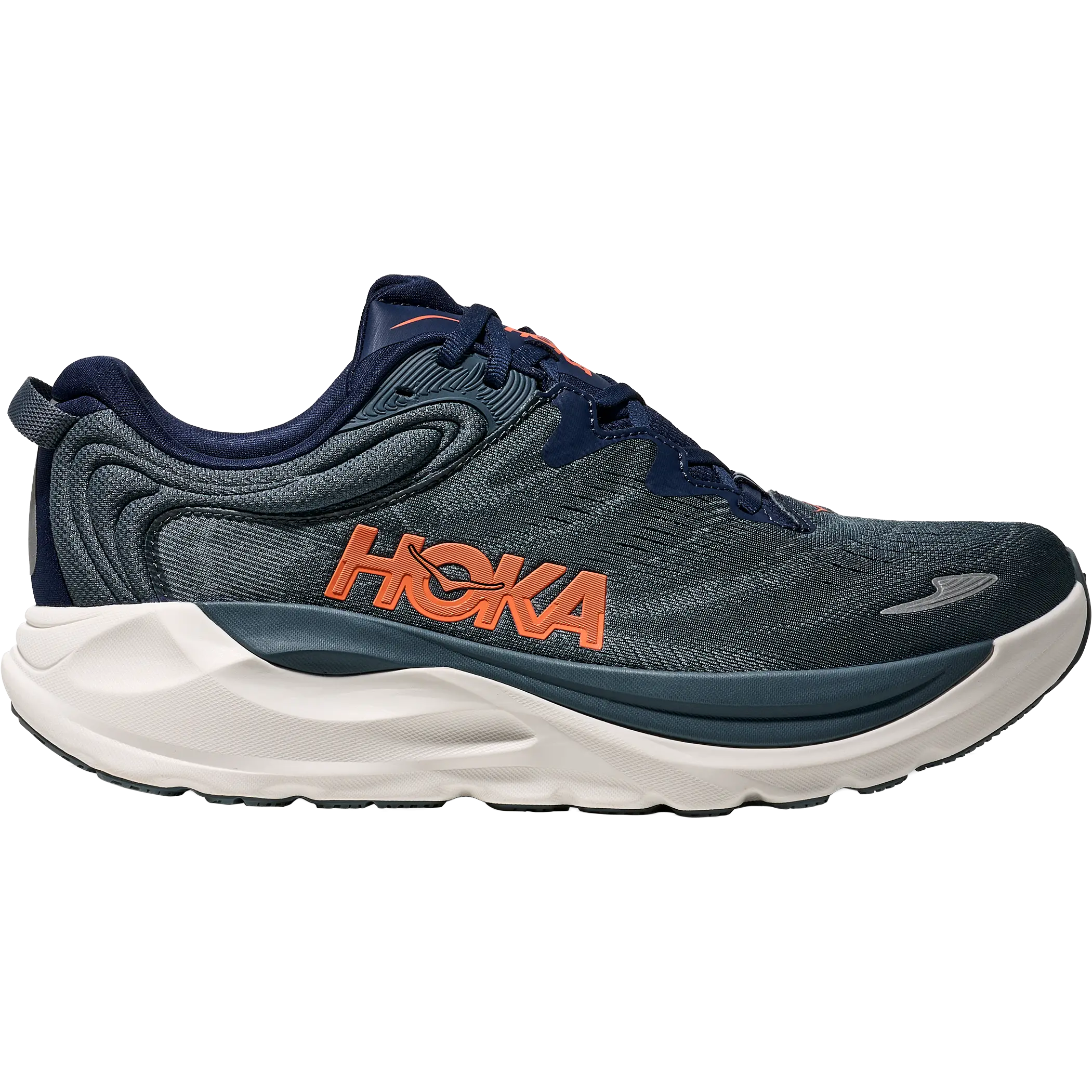 HOKA One One Gaviota 6 Men - Midnight Blue/Faded Navy - US12,5/UK12/ 47 1/3 - Pronationsløbesko