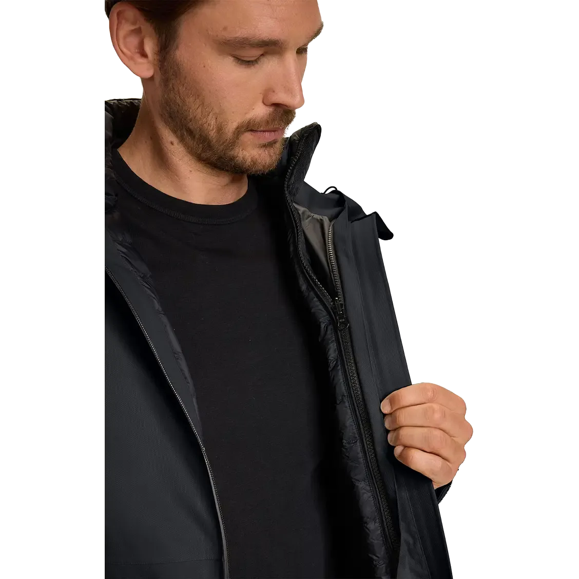 Nao 3 in 1 Down Jacket Men vinterjacka