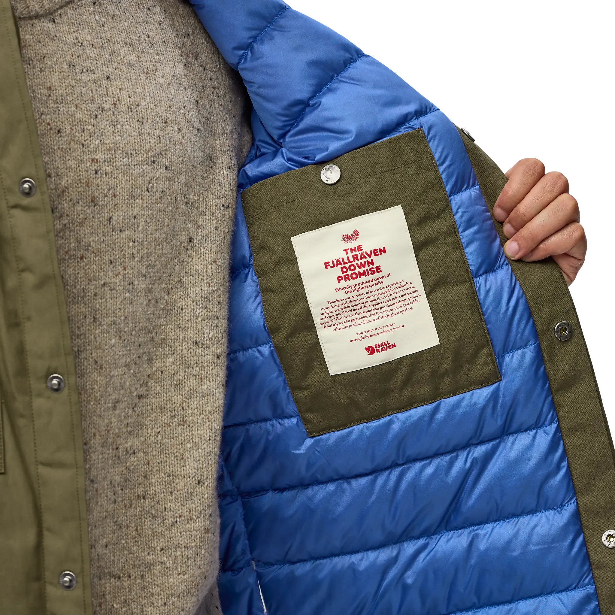 Övik Down Shirt Jacket Men
