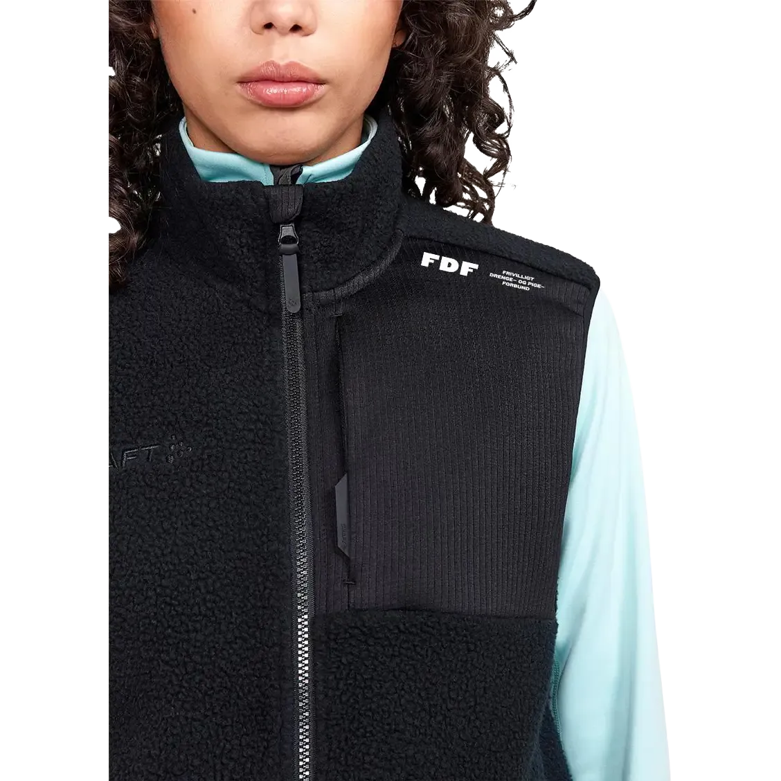 ADV Explore Pile Fleece Vest m/Logo Women
