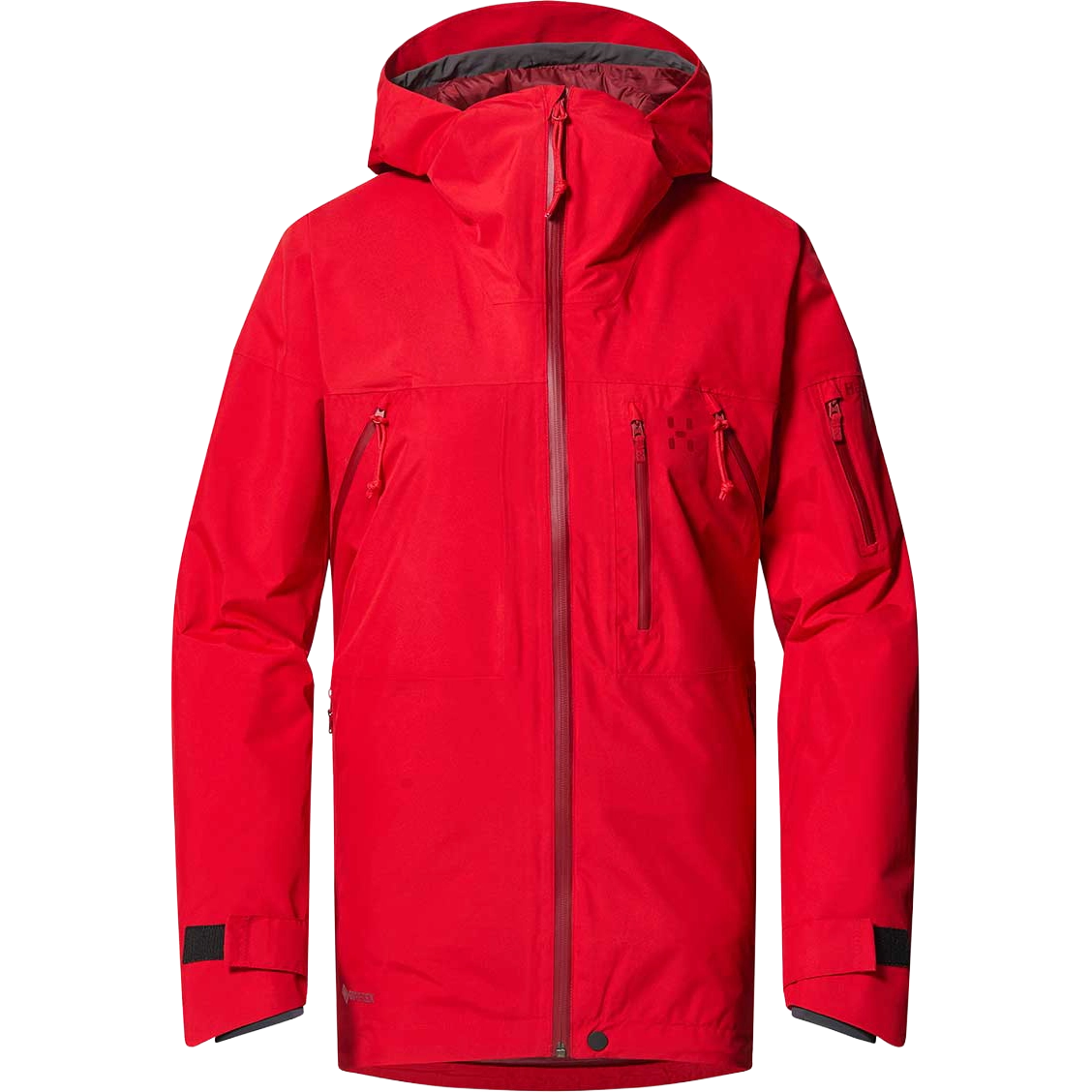 Haglöfs Latnja GTX Insulated Jacket Women - Bright Red - S - Skijakker