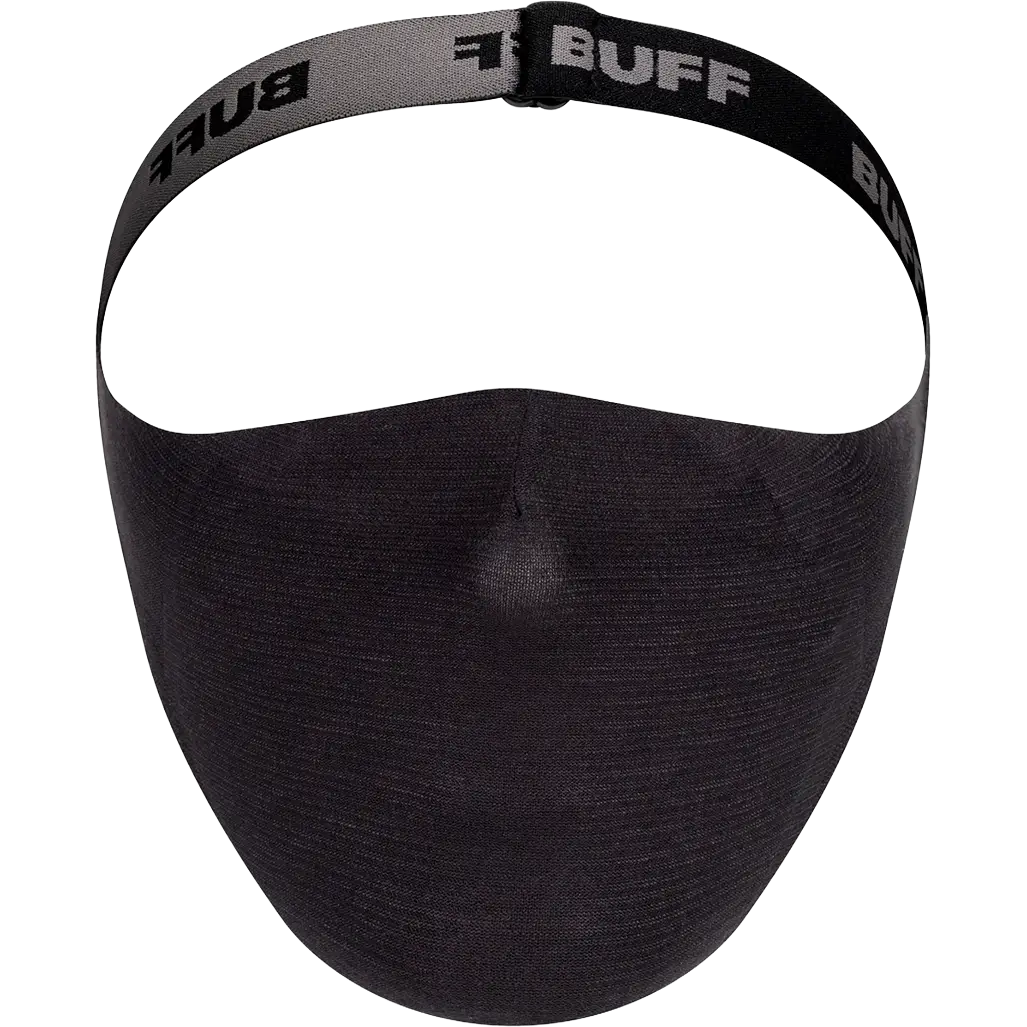 Buff Filter Mask mundbind - Solid Black - One size - Førstehjælp