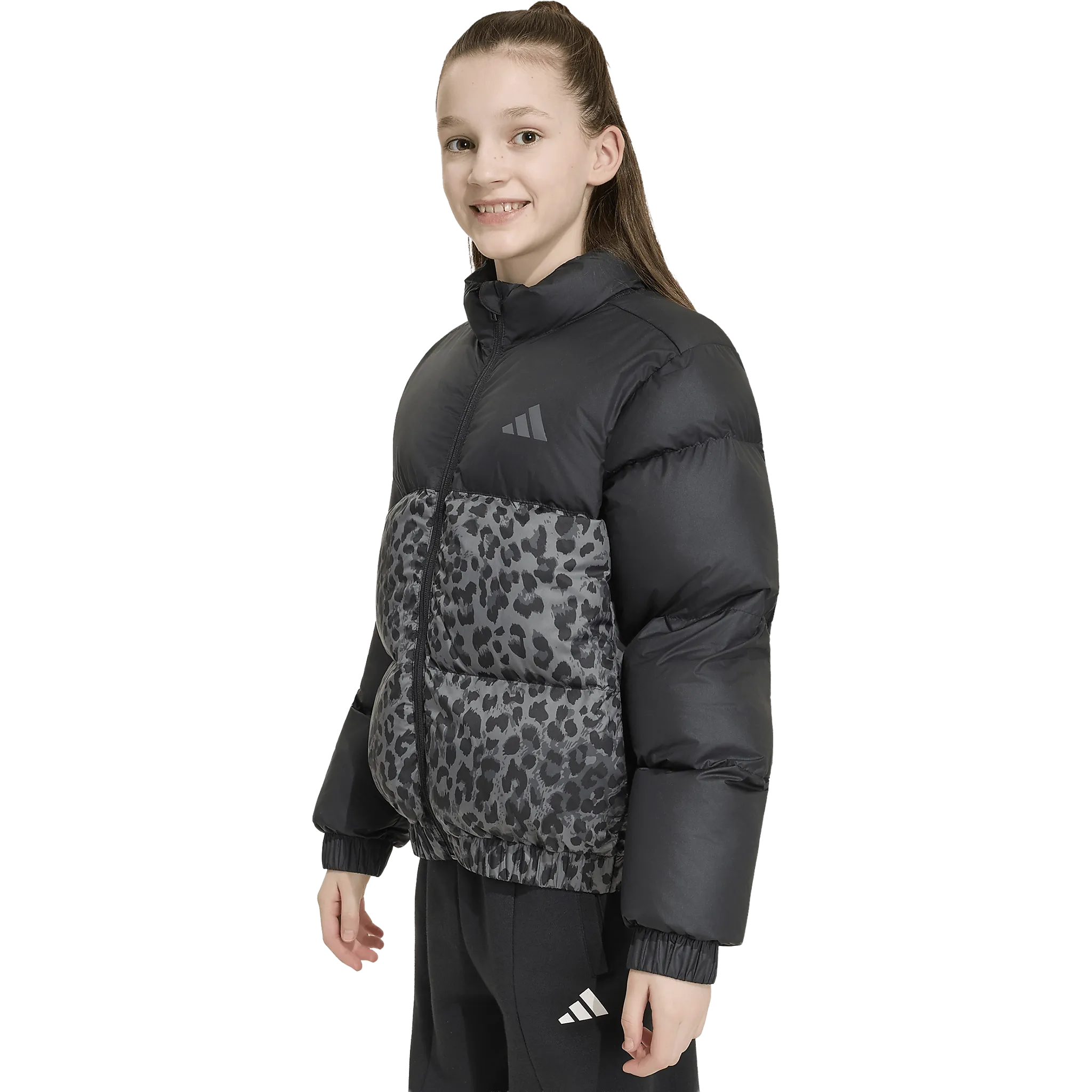 Synthetic Down Allover Print Jacket Juni
