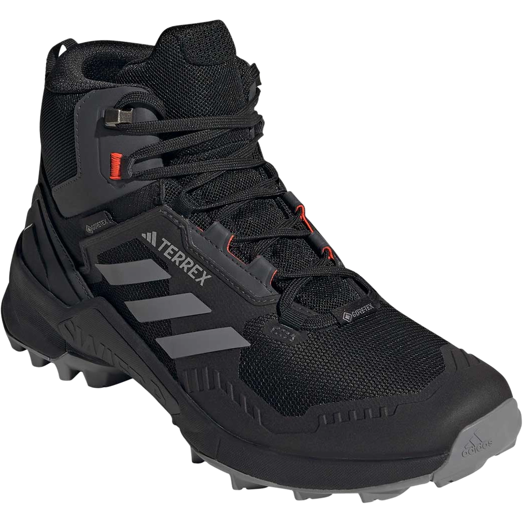 Adidas Terrex SWIFT R3 Mid GTX Men herrestøvle - Cblack/Grethr/Solred - UK 9,5/44 - Hverdagsstøvler
