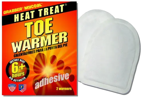 Grabber Toe Warmer tåvarmere - Hvid - One size - Førstehjælp