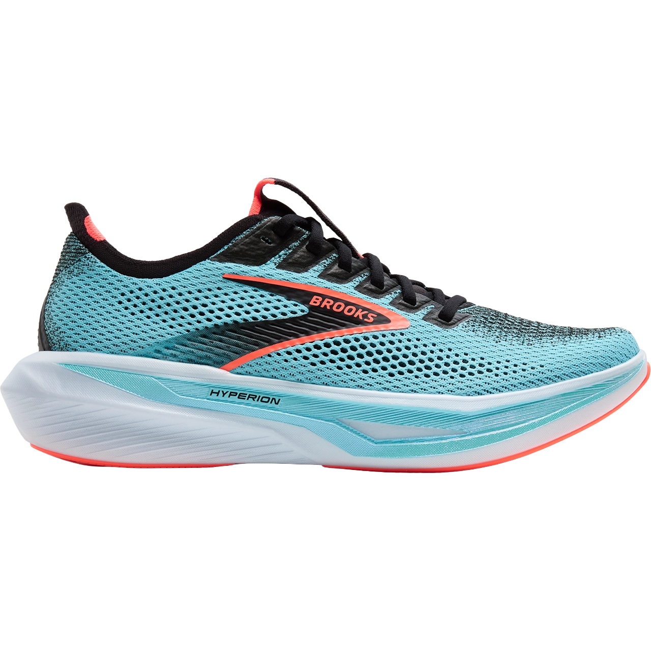 Brooks Hyperion 3 Men løbesko - Atomizer/Black/Pink Clay - US7,5/UK6,5/40,5 - Konkurrence løbesko