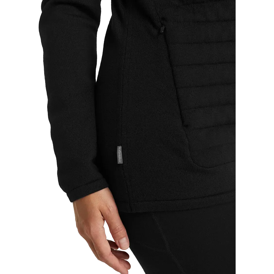 ZoneKnit LS Zip Hoodie Women uldtrøje