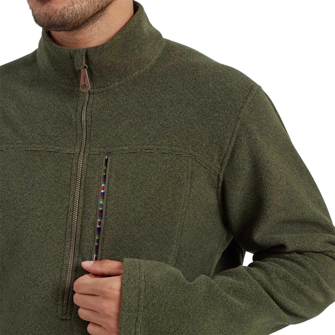 Rolpa Eco Zip Tee Men fleece