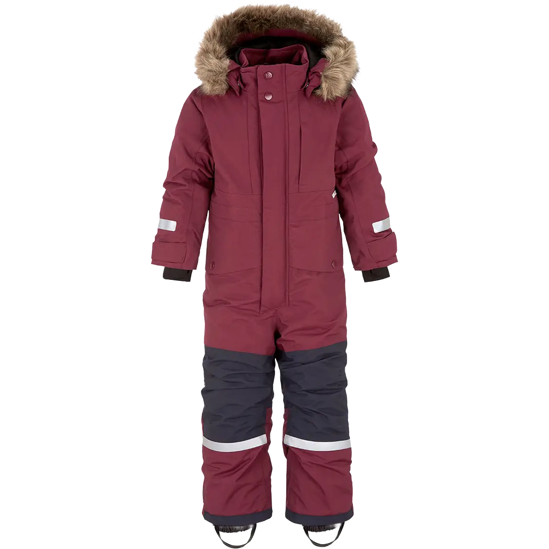 Didriksons Björnen Kids Coverall - Rusty Wine - 100 cm - Flyverdragter til børn