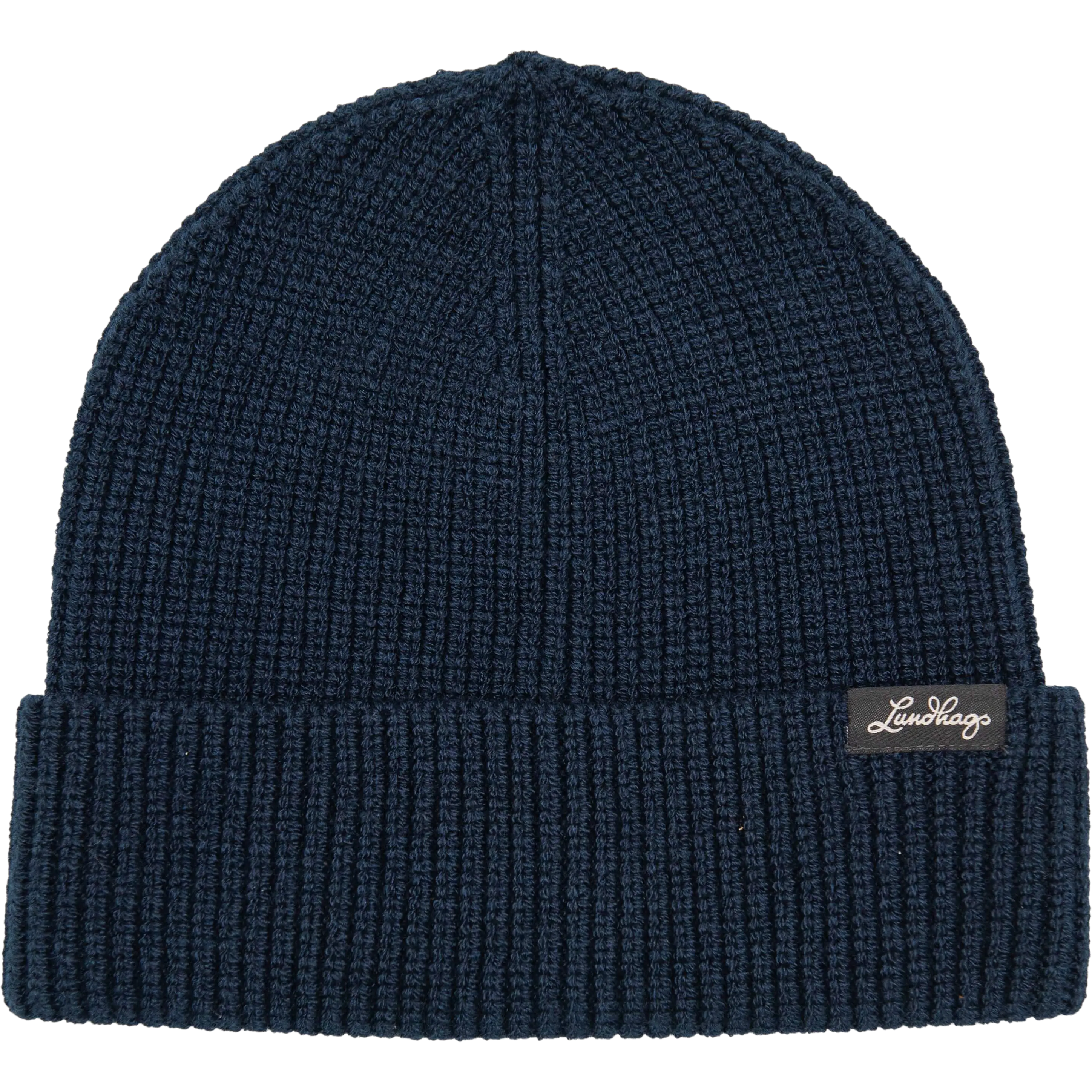 Lundhags Core Ribbed Beanie - Deep Blue - One size - Huer