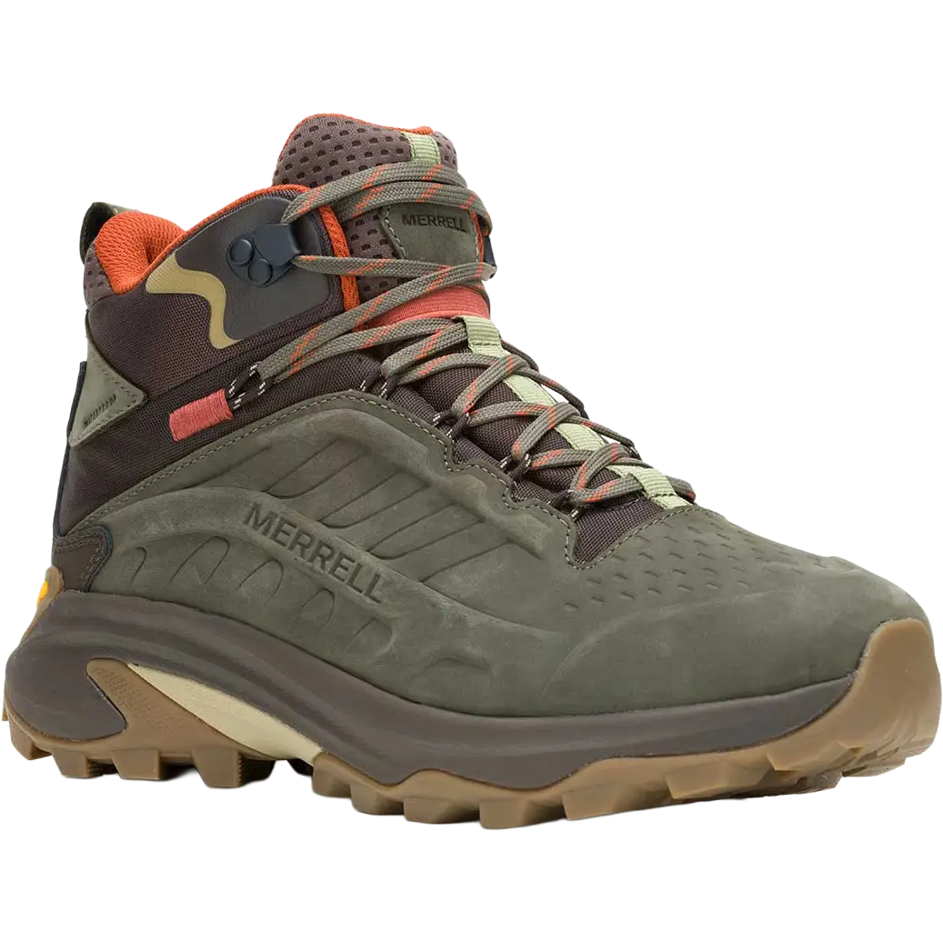 Merrell Moab Speed 2 LTR Mid WP Men vandrestøvle - Olive - 41 - Vandtætte støvler