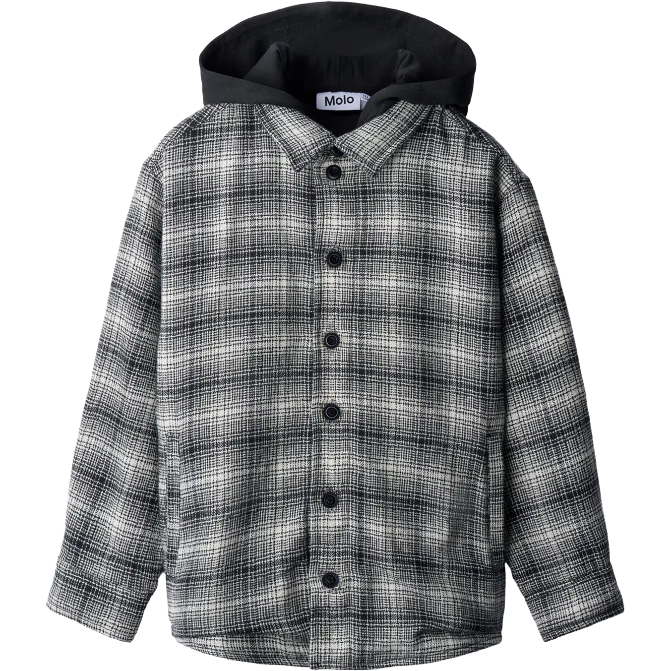 Molo Hugin Kids Jakke - Moon Check - 134/140 - Overgangsjakker til børn