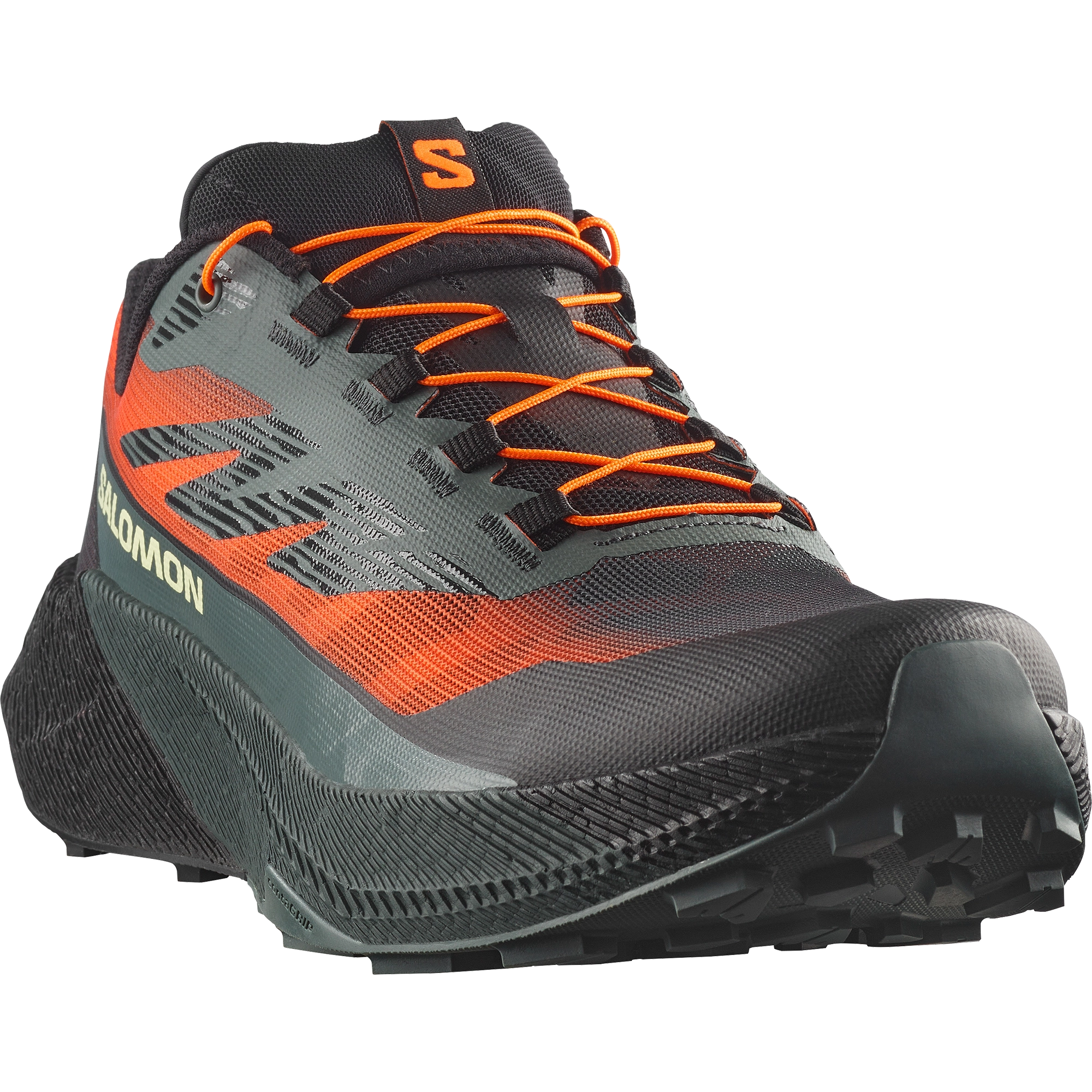 Salomon Pulsar Men - Urban Chic/Shocking Orange/Lim - UK 9,5/EU 44 - Trailsko