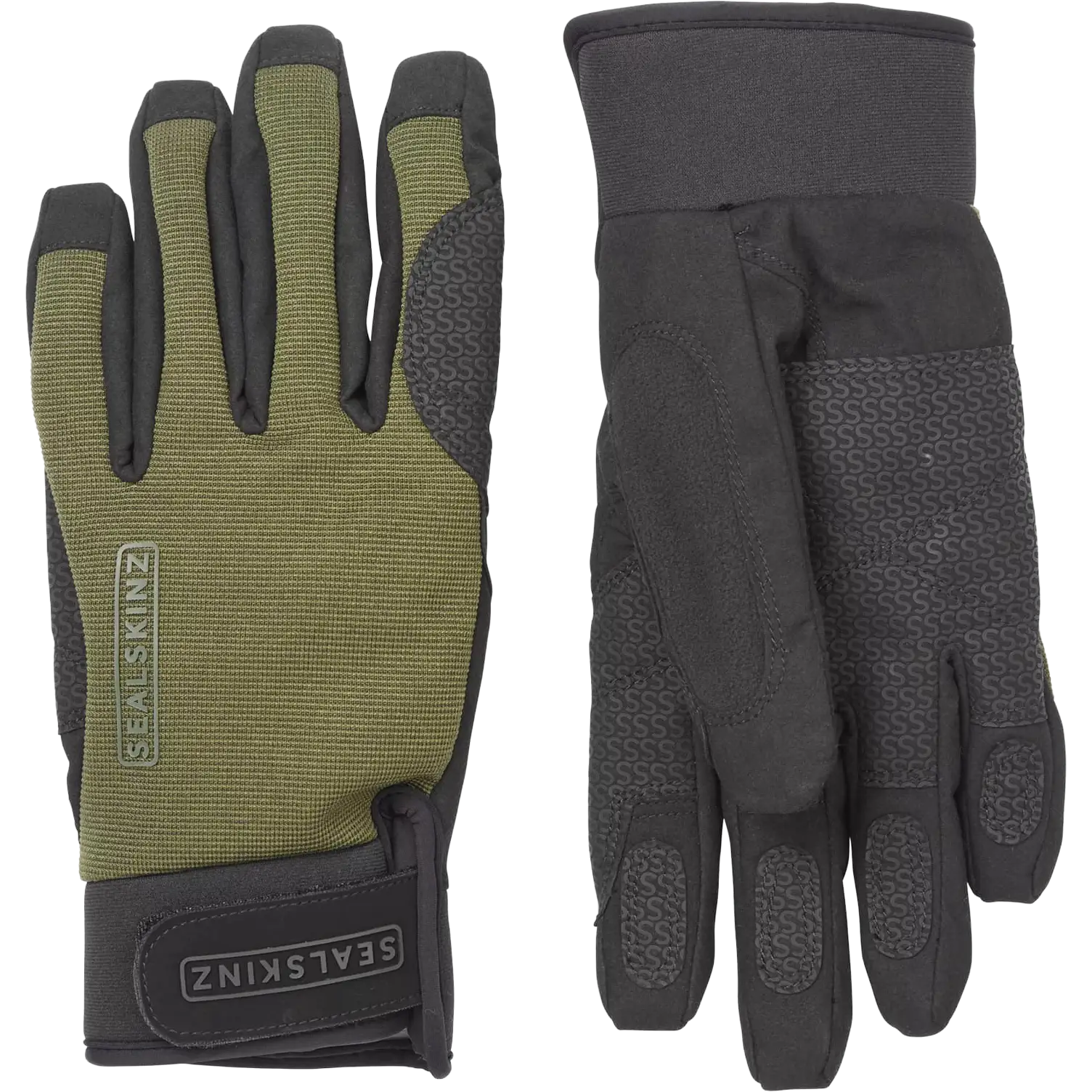 Sealskinz Harling WP All Weather Glove handske - Olive - M - Handsker