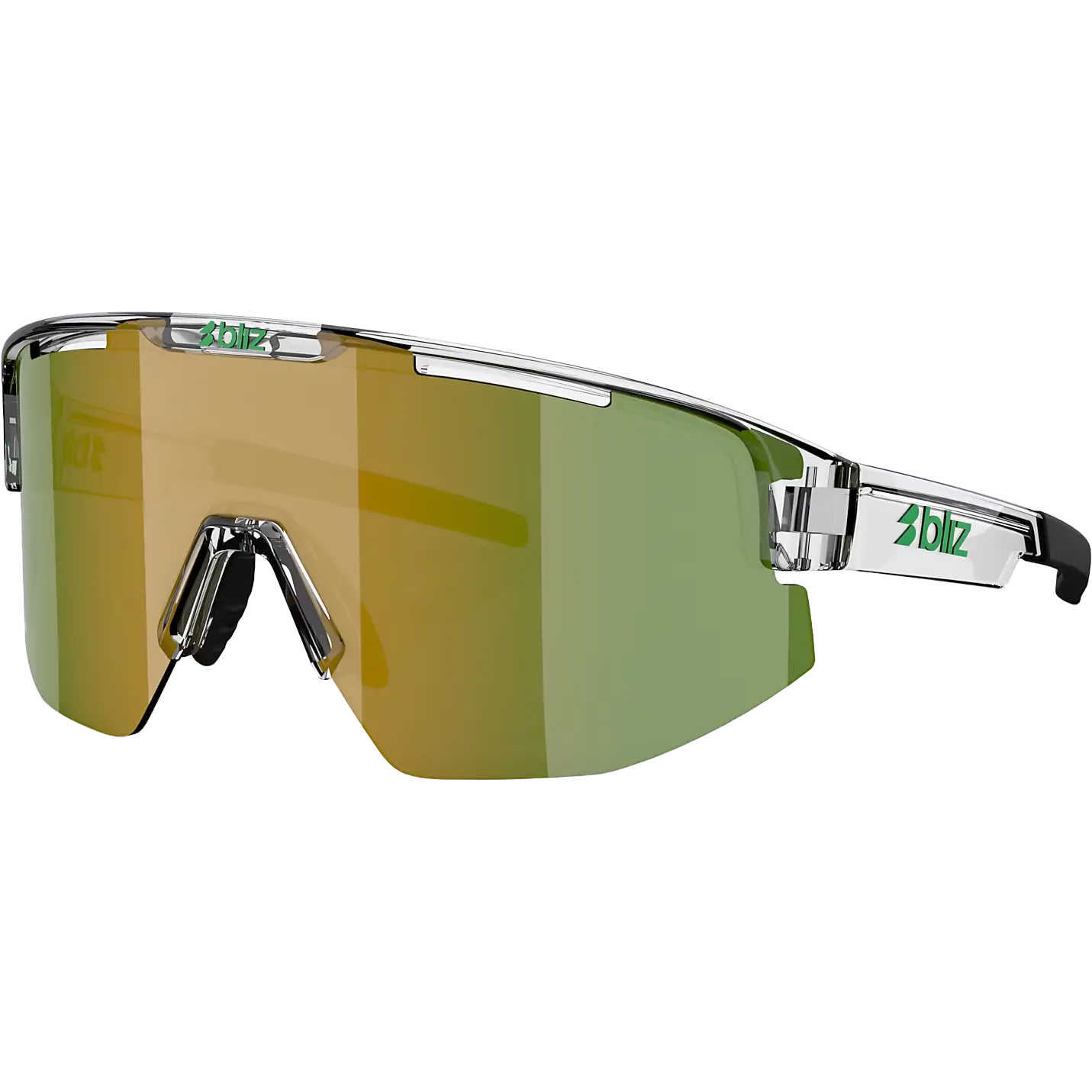 Bliz Matrix Unisex Sportsbriller - Transparent White - One size - Solbriller