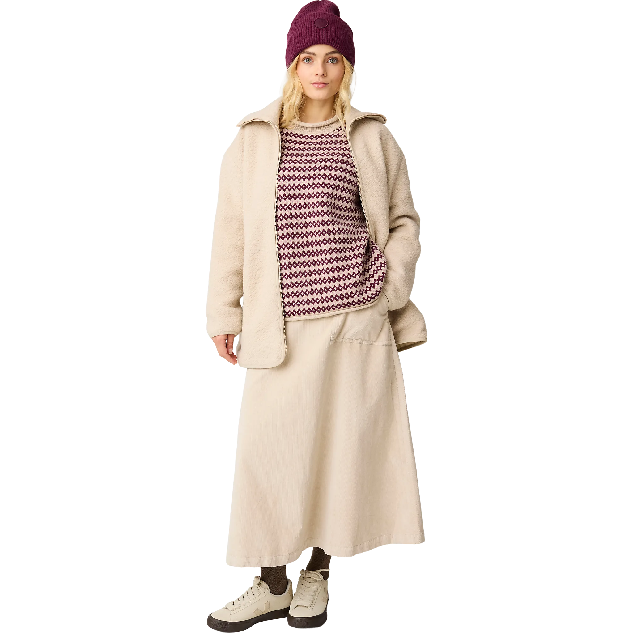 Wool Fleece Full Zip Women