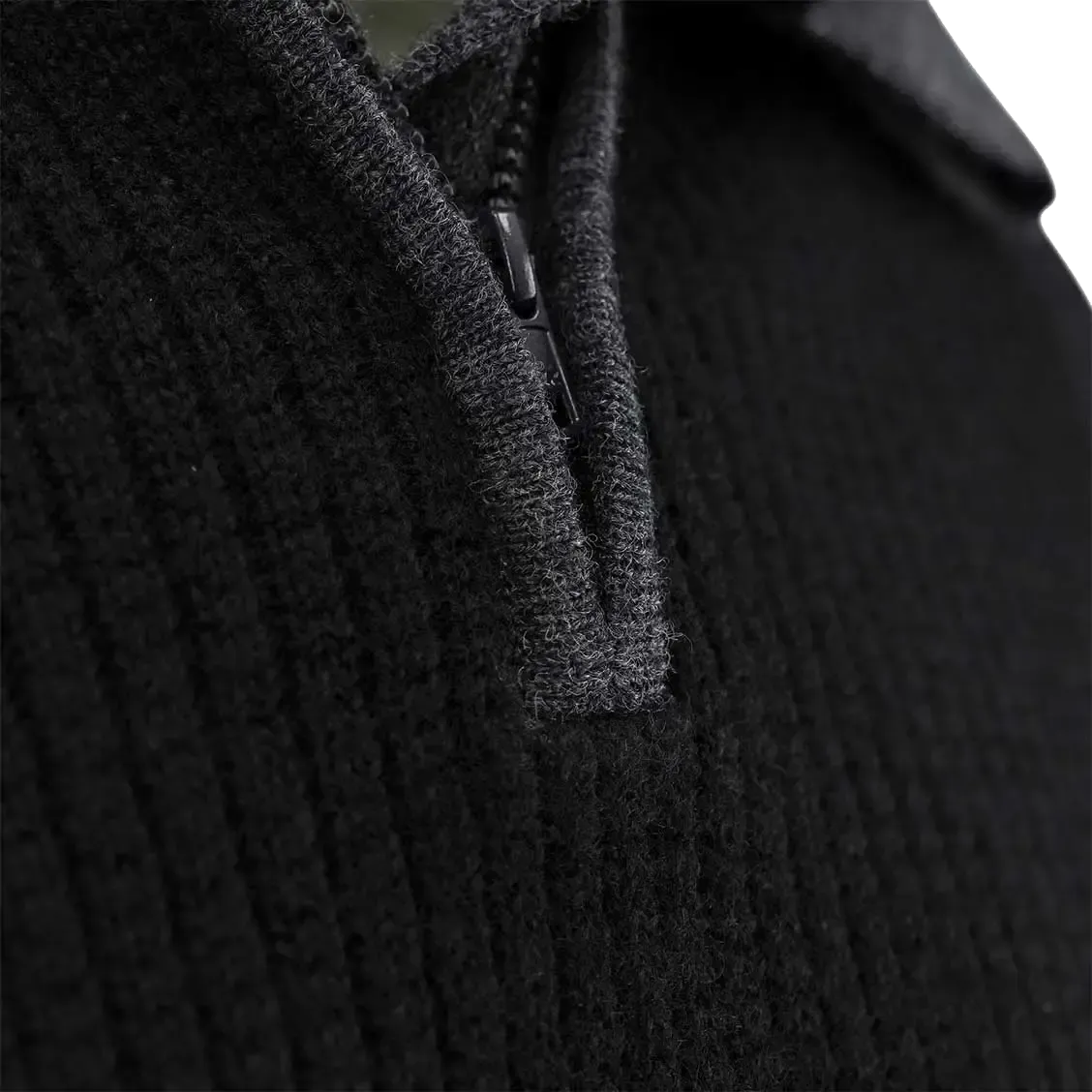 Rav Sweater W/Zip uldtrøje