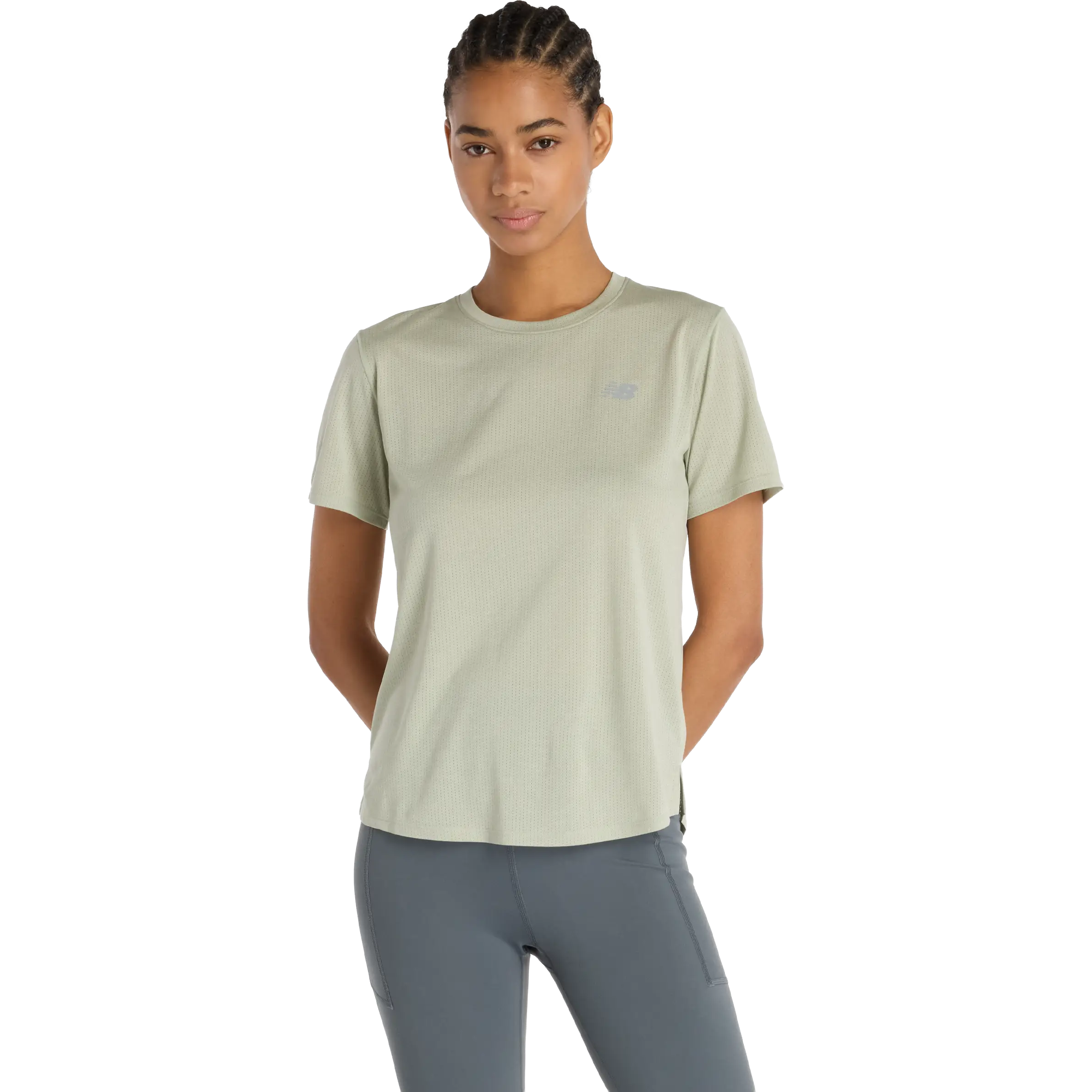New Balance Athletics T-Shirt Women - Garter Snake Heather - S - Løbe t-shirt