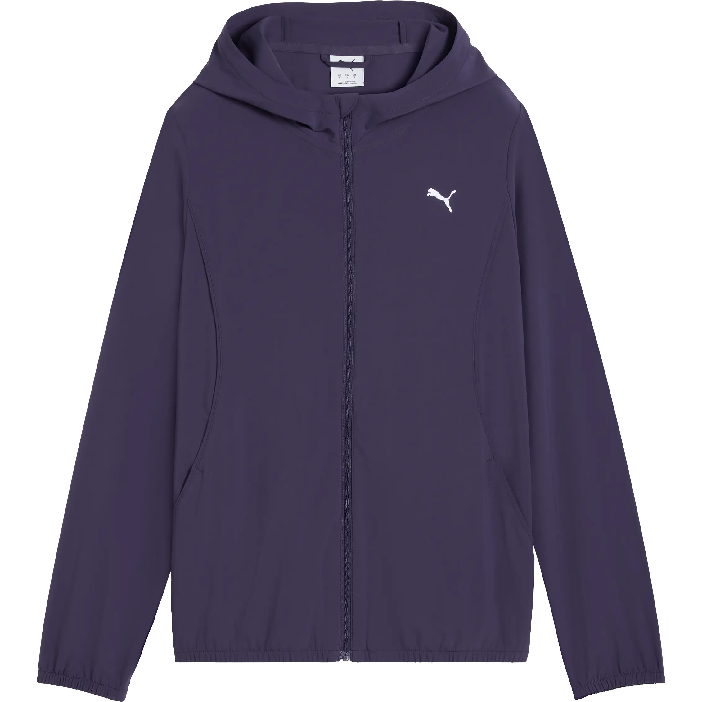 Puma Run Velocity Woven Jacket Women - Deep Plum - Hættetrøje