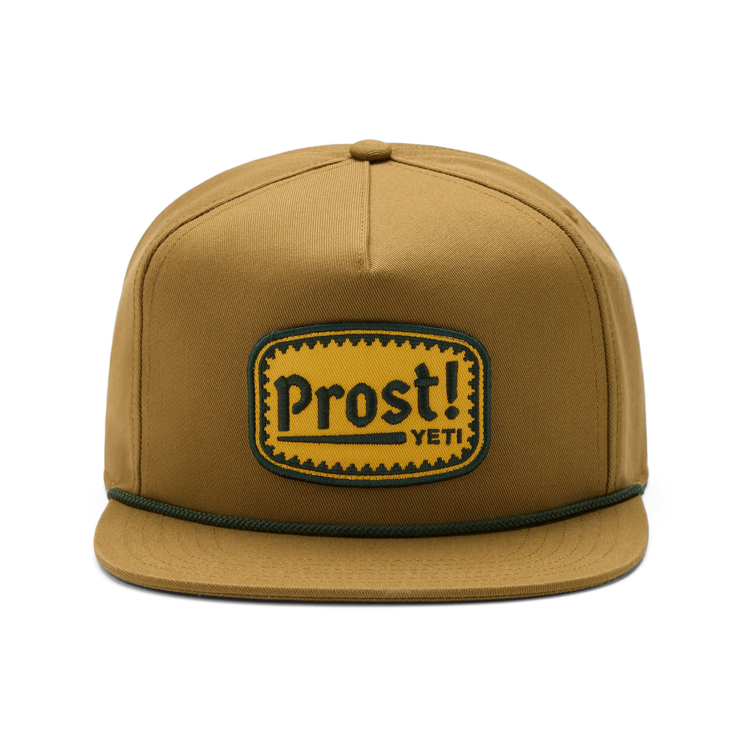 Yeti Prost Flat Brim Rope Hat - Brown - One size - Kasket