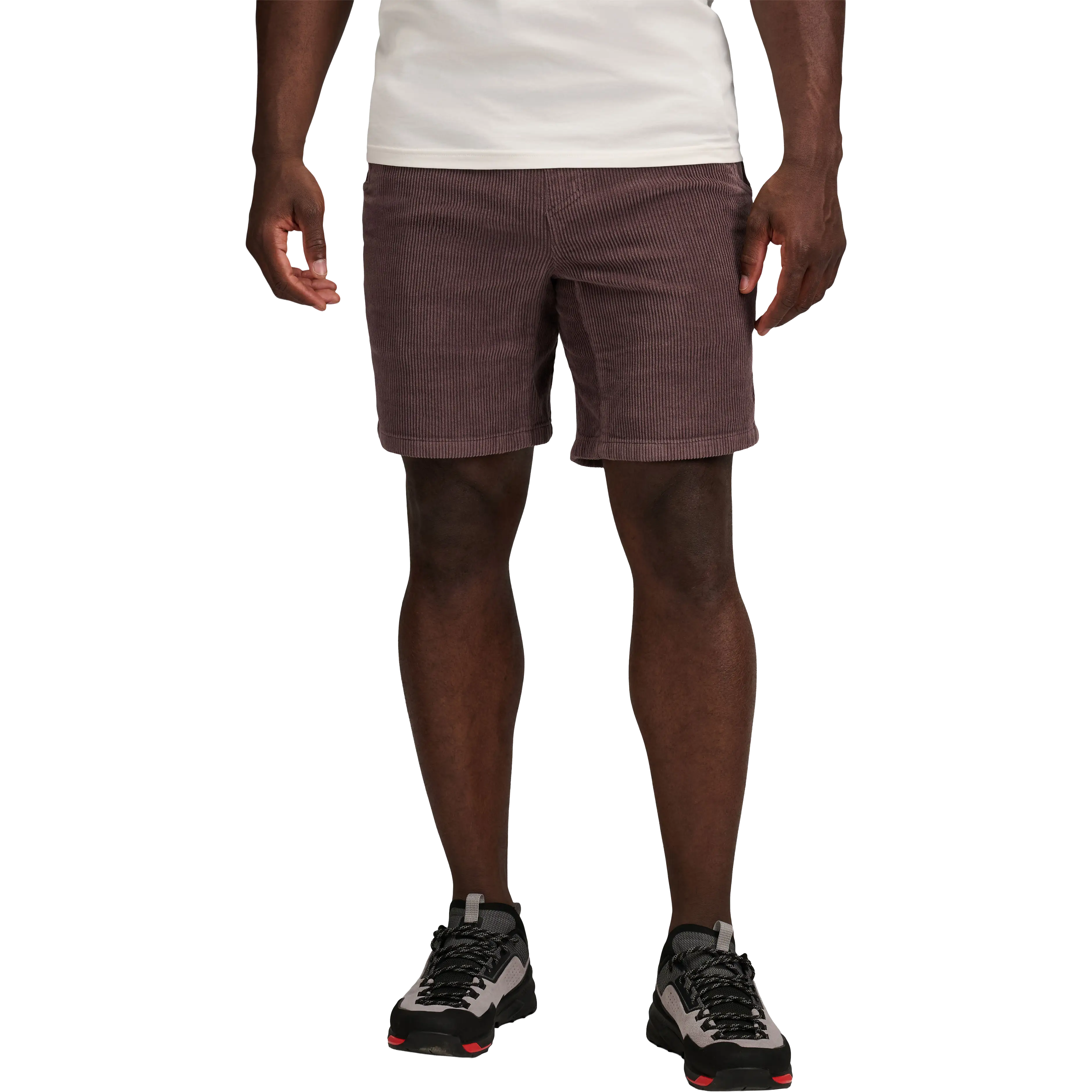 Black Diamond Dirtbag Corduroy Shorts Men - Dark Mauve - M