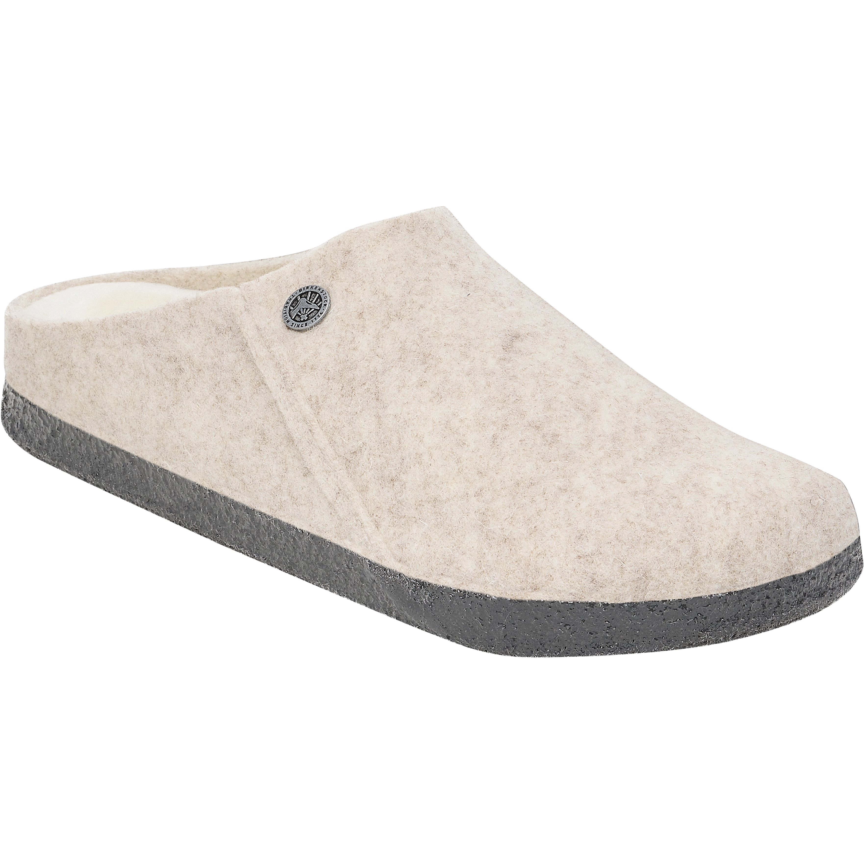 Birkenstock Zermatt Shearling Wool Felt Narrow - Eggnog - 42 - Hjemmesko
