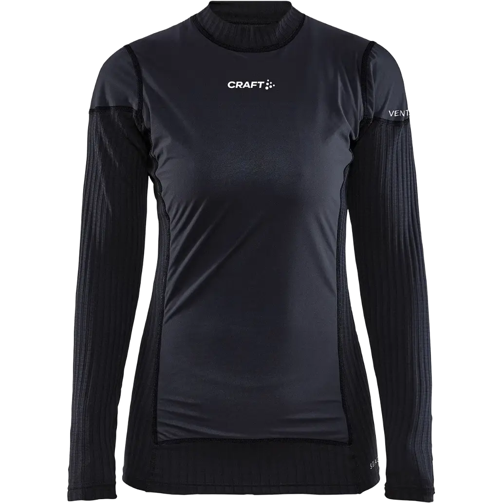 Craft Active Extreme X Wind LS Women - Black/Granite - XS - Løbetrøjer