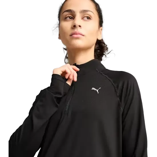 Run Velocity Cloudspun 1/4 Zip Women Plu